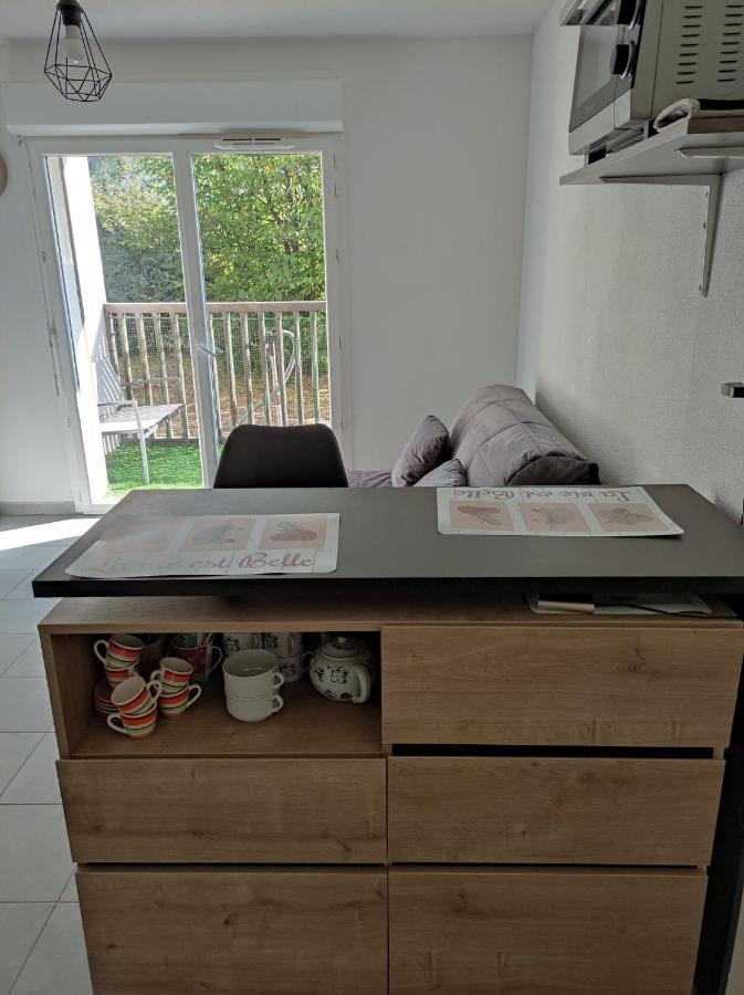 Superbe appartement en rez-de-jardin à LANTON Exterior foto